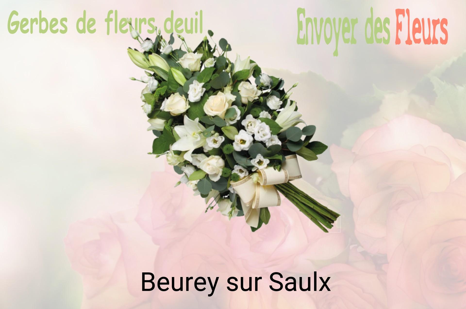 Gerbe de fleurs de deuil livrée à Beurey-sur-Saulx